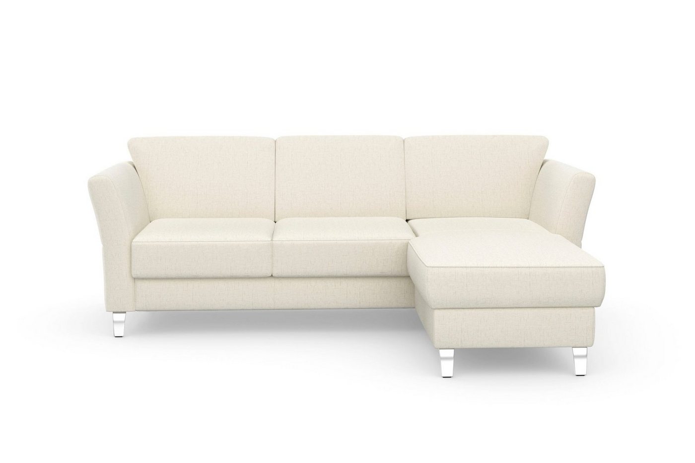 sit&more Ecksofa Visby, wahlweise mit Bettfunktion und Bettkasten, frei im Raum stellbar von sit&more