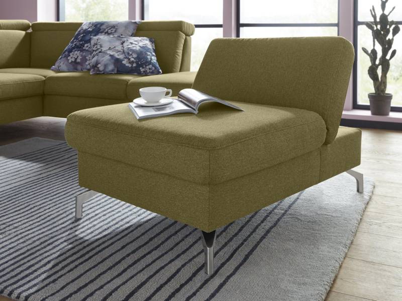 sit&more Hocker Brisbane, Fußhöhe 12 cm, mit Federkern und Klappfunktion von sit&more