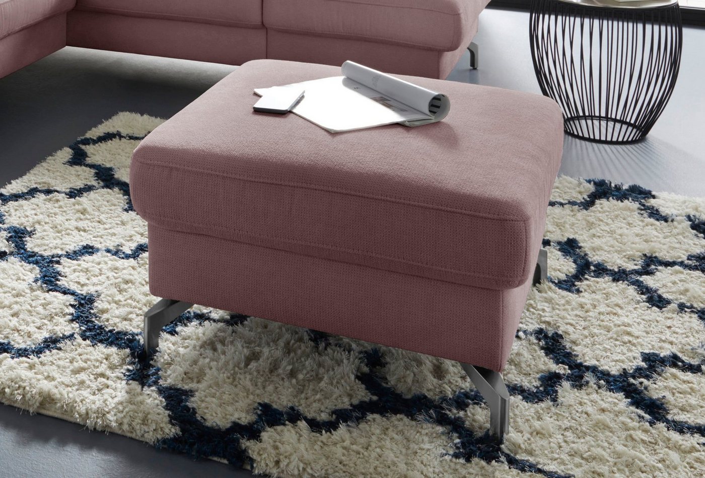 sit&more Hocker Percy, Fußhöhe 12 cm, wahlweise mit unterschiedlichen Fußfarben sit&more Hocker Percy, Fußhöhe 12 cm, wahlweise mit unterschiedlichen Fußfarben von sit&more