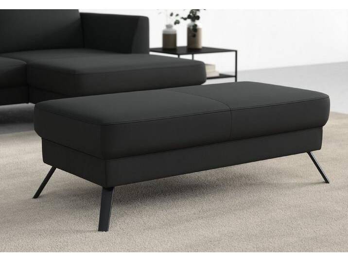 sit&more Hockerbank Lindholm, schwarz, schwarz von sit&more