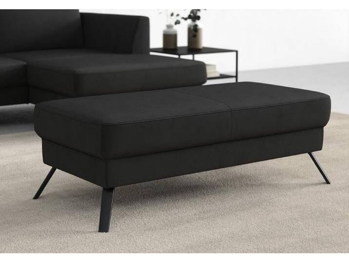 sit&more Hockerbank Lindholm, schwarz, schwarz von sit&more