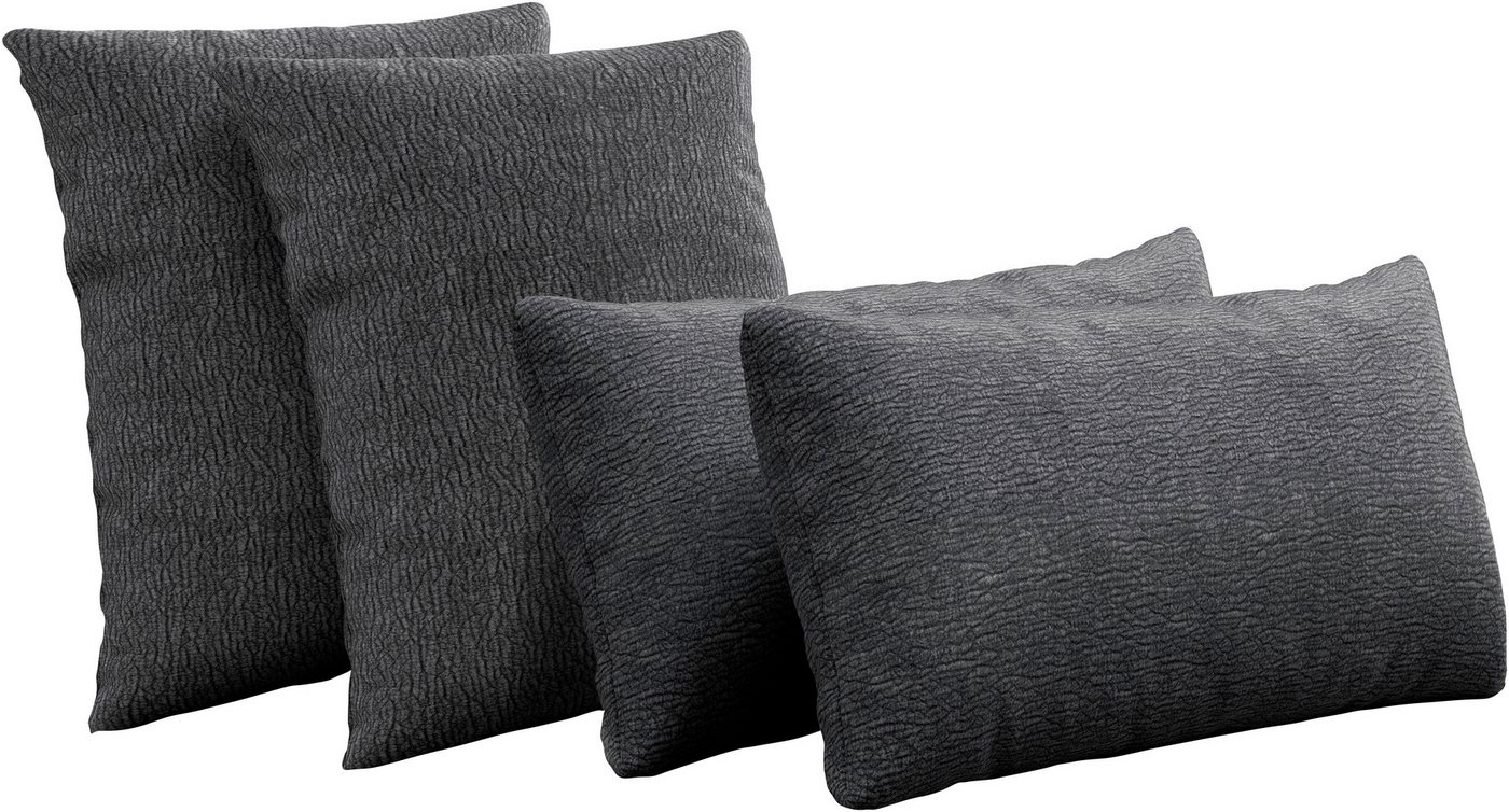 sit&more Polsterauflage Neapel, (Set, 1 St., Dekokissen 4 Stück im Set (2*Größe 50/50 und 2*Größe 60/40), 4 Stück im Set von sit&more