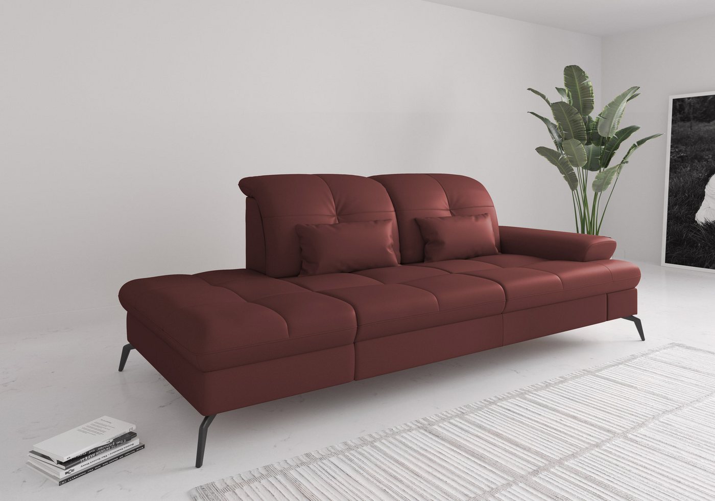 sit&more Recamiere Amica, inkl Sitztiefenverstellung und Armteilverstellung von sit&more