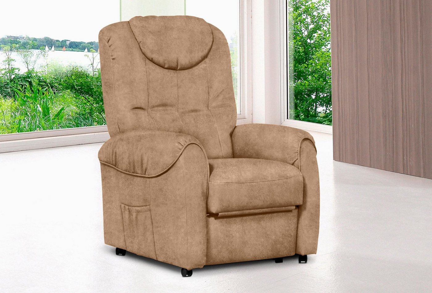 sit&more TV-Sessel Bastian, wahlweise manuell verstellbar oder mit Motor und Aufstehhilfe von sit&more