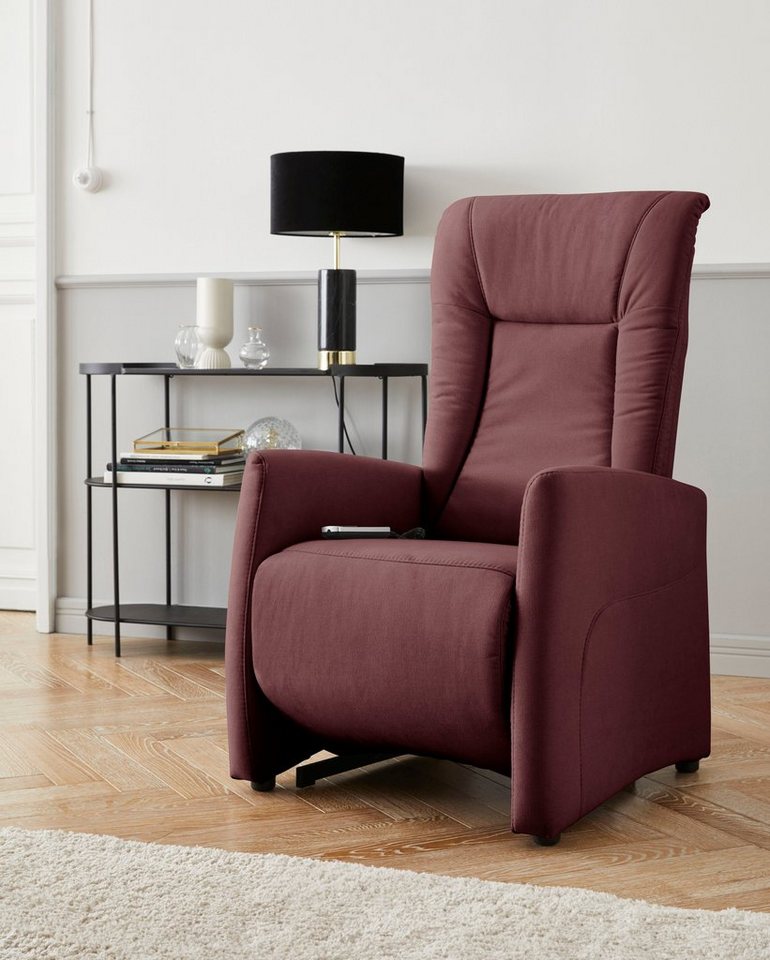 sit&more TV-Sessel Melissa, wahlweise elektrisch oder manuell verstellbar, optional Aufstehhilfe von sit&more