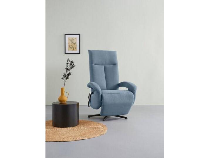 sit&more TV-Sessel Tycoon, mit zwei Motoren oder mit Akku oder mit 2 Motoren, blau, Größe M-mit 2 Motoren-mit Akku-mit Aufstehhilfe, hellblau von sit&more