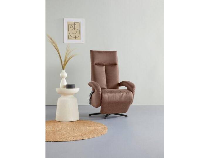 sit&more TV-Sessel Tycoon, mit zwei Motoren oder mit Akku oder mit 2 Motoren, braun, Größe XL-mit 2 Motoren-mit Akku, haselnuss von sit&more