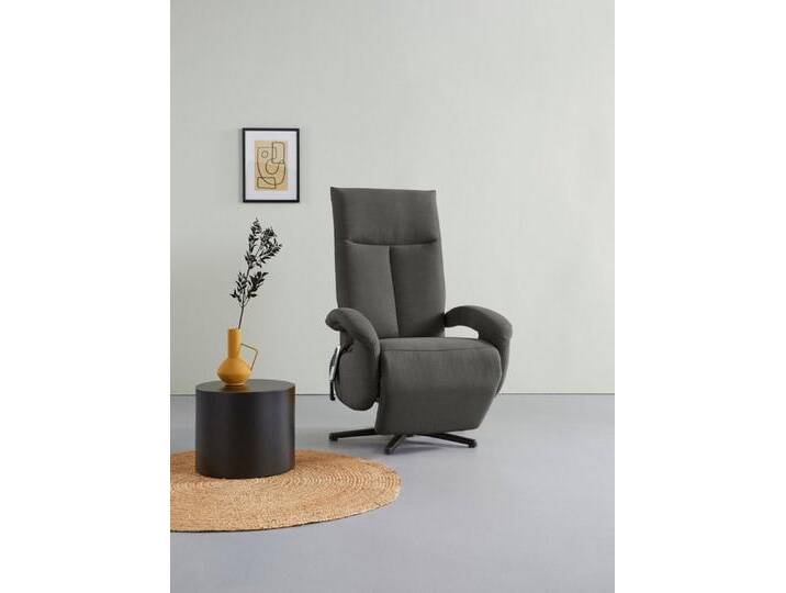 sit&more TV-Sessel Tycoon, mit zwei Motoren oder mit Akku oder mit 2 Motoren, grau, Größe M-mit 2 Motoren-mit Akku-mit Aufstehhilfe, grau von sit&more