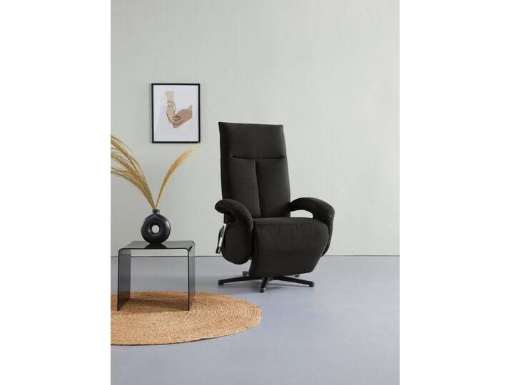 sit&more TV-Sessel Tycoon, mit zwei Motoren oder mit Akku oder mit 2 Motoren, schwarz, Größe XL-manuell, schwarz von sit&more