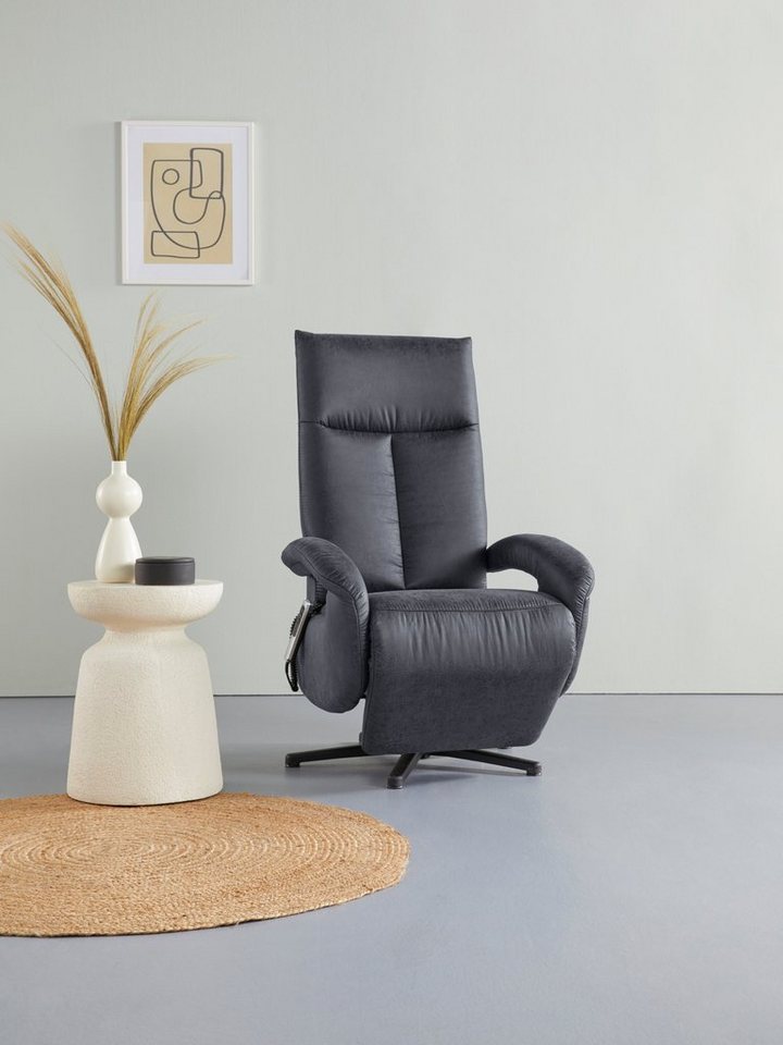 sit&more TV-Sessel Tycoon, wahlweise manuell, mit zwei Motoren oder mit Akku oder mit 2 Motoren von sit&more