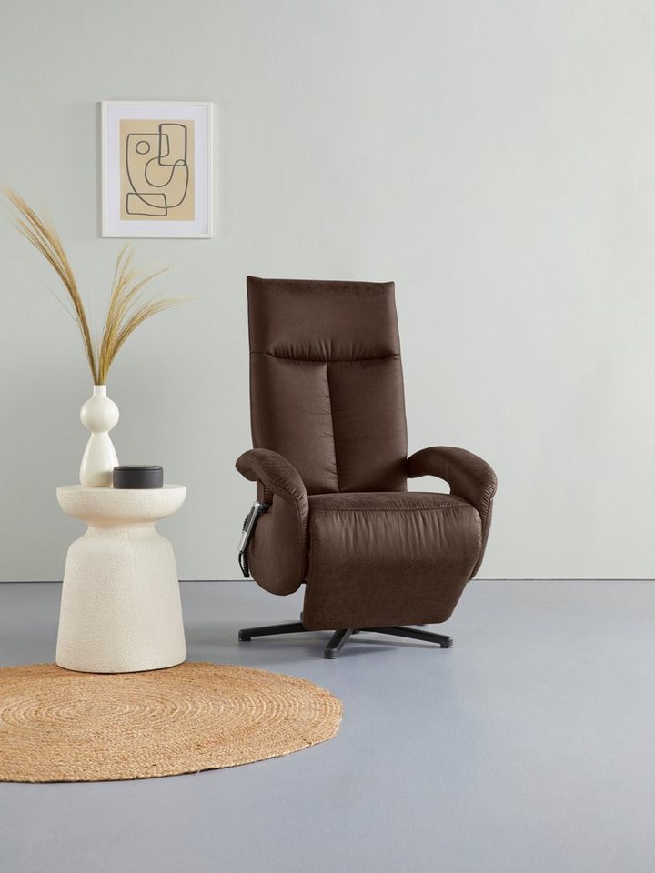 sit&more TV-Sessel Tycoon, wahlweise manuell, mit zwei Motoren oder mit Akku oder mit 2 Motoren von sit&more
