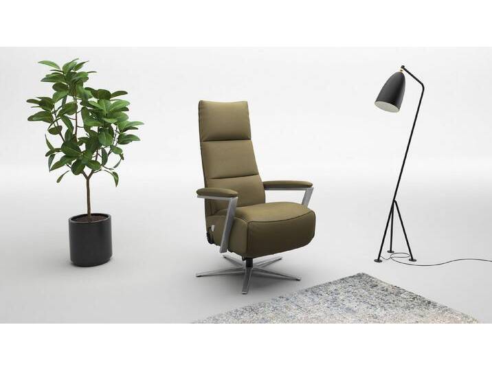 sit&more TV-Sessel Vario Comfort, inkl. Kopfteilverstellung & 360 Grad Drehfunktion, inkl. Herz-Waage-Funktion & 3 Motoren, Höhe der Armlehnen 62cm, grün von sit&more