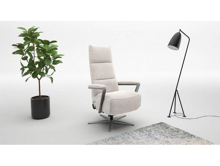 sit&more TV-Sessel Vario Comfort, inkl. Kopfteilverstellung & 360 Grad Drehfunktion, inkl. Herz-Waage-Funktion & 3 Motoren, Höhe der Armlehnen 64cm, beige von sit&more
