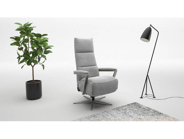 sit&more TV-Sessel Vario Comfort, inkl. Kopfteilverstellung & 360 Grad Drehfunktion, inkl. Herz-Waage-Funktion & 3 Motoren, Höhe der Armlehnen 64cm, grau von sit&more