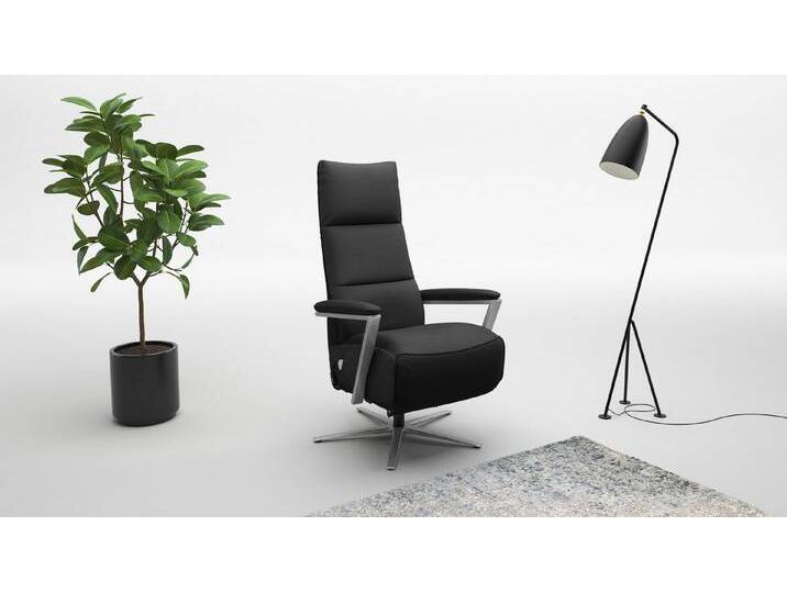 sit&more TV-Sessel Vario Comfort, inkl. Kopfteilverstellung & 360 Grad Drehfunktion, mit Herz-Waage-Funktion & 3 Motoren, Höhe der Armlehnen 60cm, schwarz von sit&more