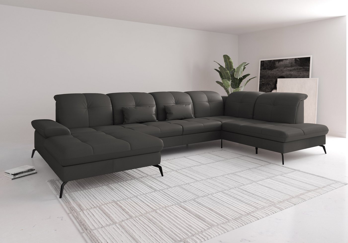 sit&more Wohnlandschaft Amica, inkl Sitztiefenverstellung und Armteilverstellung sit&more Wohnlandschaft Amica, inkl Sitztiefenverstellung und Armteilverstellung von sit&more