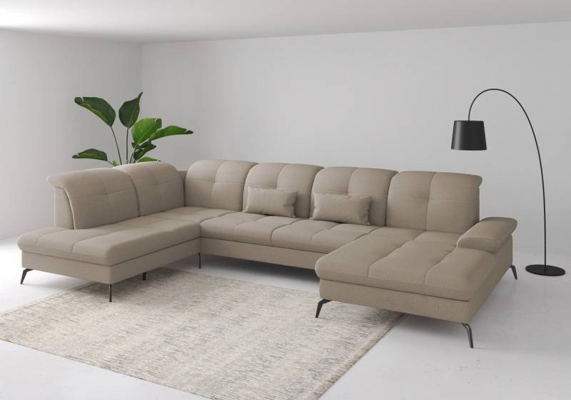 sit&more Wohnlandschaft Amica, U-Form, inkl. Sitztiefenverstellung und Armteilverstellung, wahlweise mit Kopfteilverstellung, Bettfunktion und Bettkasten sit&more Wohnlandschaft Amica, U-Form, inkl. Sitztiefenverstellung und Armteilverstellung, wahlweise mit Kopfteilverstellung, Bettfunktion und Bettkasten von sit&more