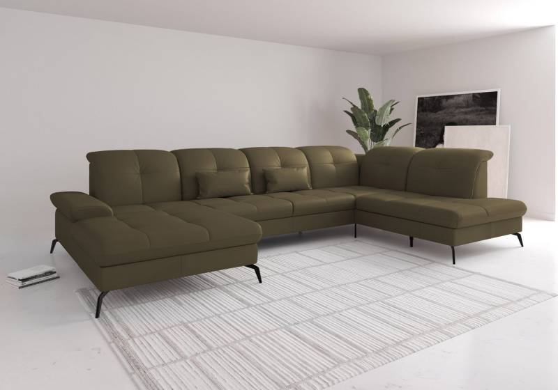 sit&more Wohnlandschaft Amica, inkl Sitztiefenverstellung und Armteilverstellung von sit&more