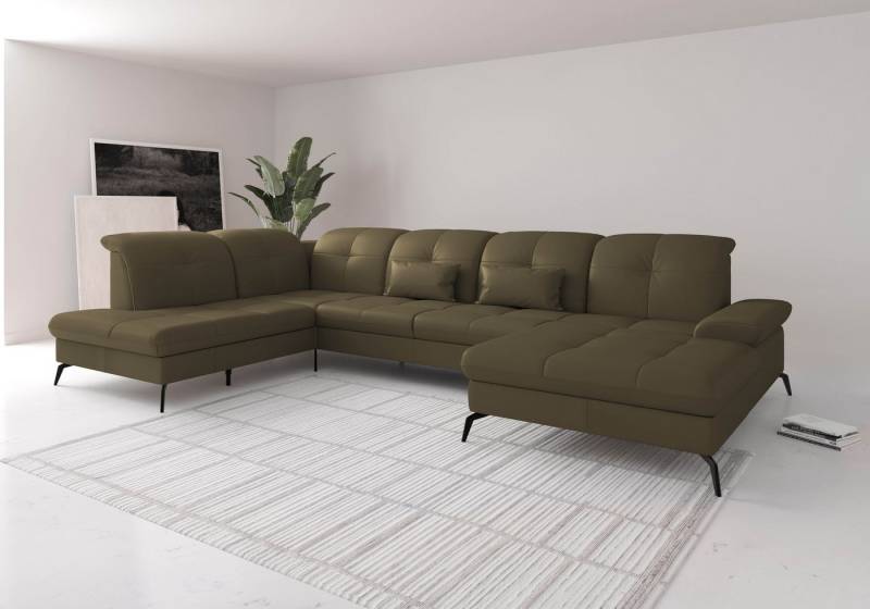sit&more Wohnlandschaft Amica, inkl Sitztiefenverstellung und Armteilverstellung von sit&more