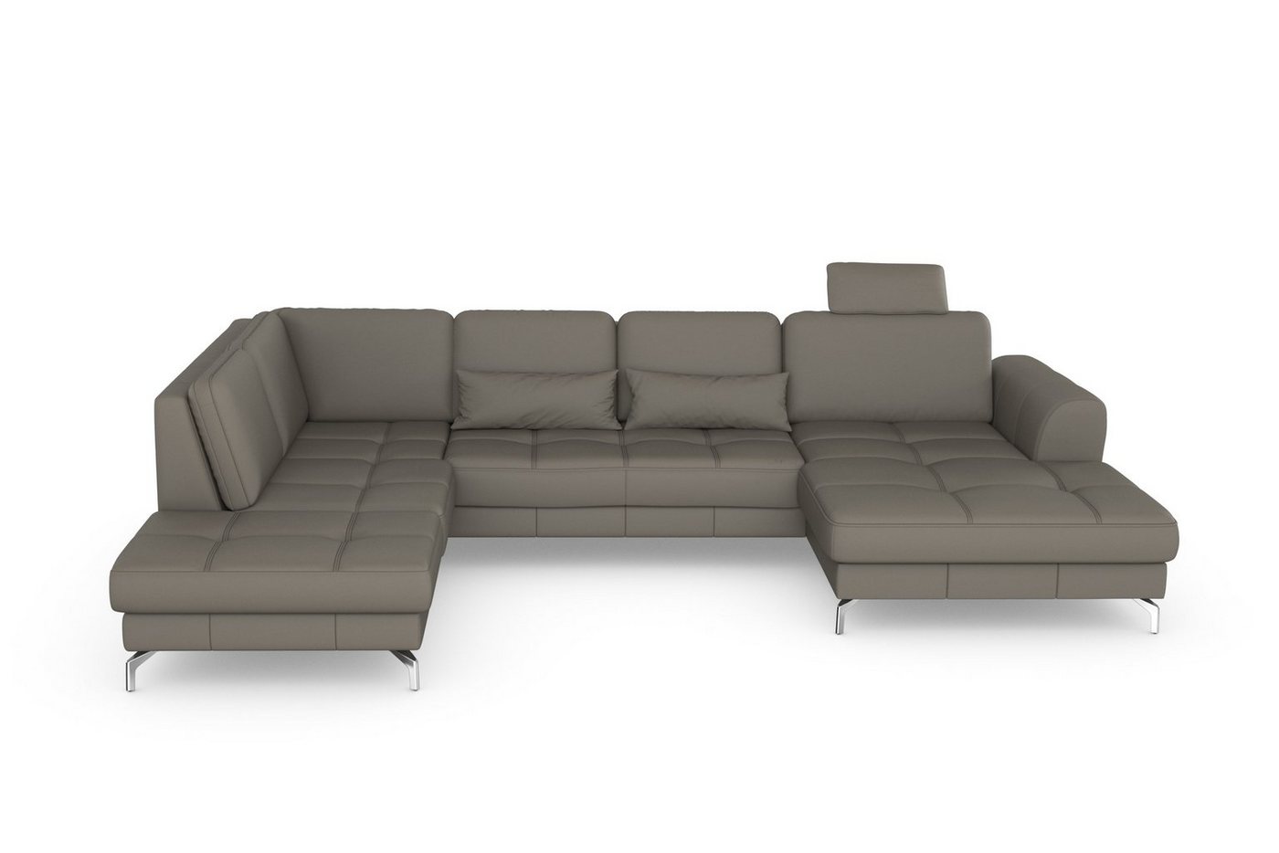 sit&more Wohnlandschaft Bendigo U-Form, inklusive Sitztiefenverstellung, Bodenfreiheit 12 cm, in 2 Fußfarben sit&more Wohnlandschaft Bendigo U-Form, inklusive Sitztiefenverstellung, Bodenfreiheit 12 cm, in 2 Fußfarben von sit&more