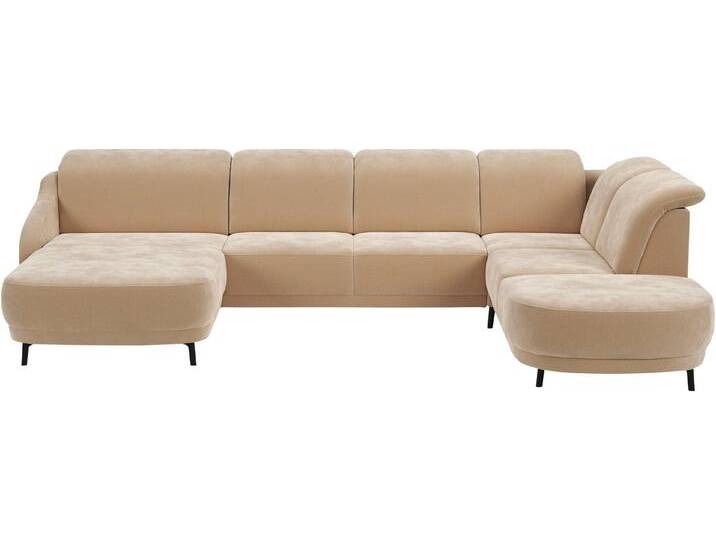sit&more Wohnlandschaft Blues U-Form, inkl. Kopfteilverstellung, braun von sit&more