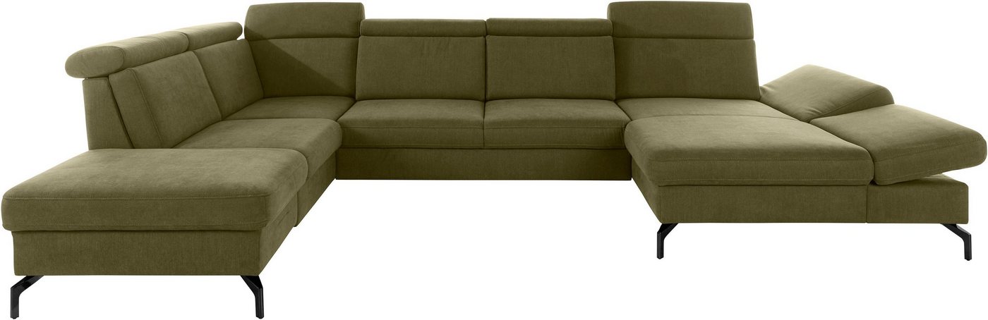 sit&more Wohnlandschaft Brisbane U-Form, Fußhöhe 15 cm, inklusive Sitztiefen-, Armteil- und Kopfteilverstellung sit&more Wohnlandschaft Brisbane U-Form, Fußhöhe 15 cm, inklusive Sitztiefen-, Armteil- und Kopfteilverstellung von sit&more