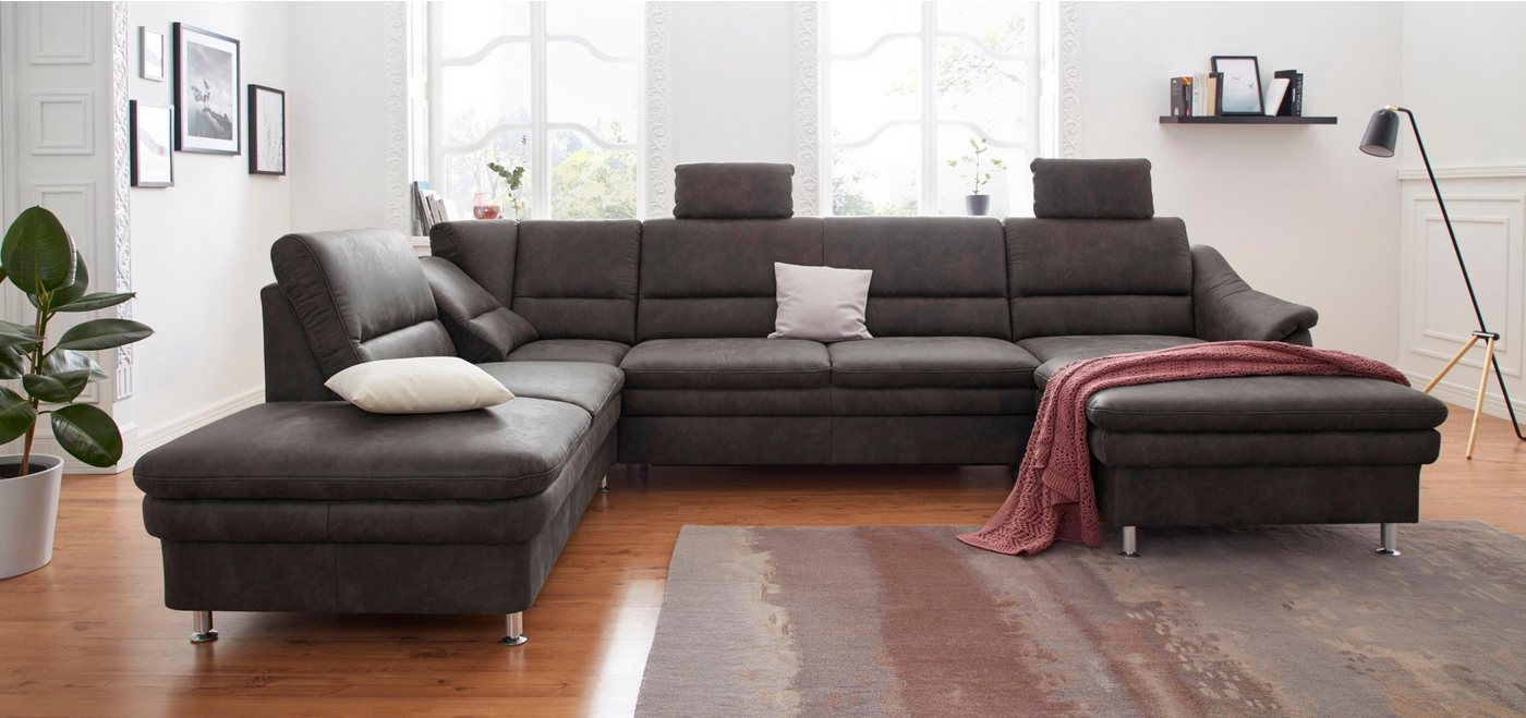 sit&more Wohnlandschaft Cardoso U-Form, mit Federkern und Kopfstützen, mit Bettfunktion und Relaxfunktion sit&more Wohnlandschaft Cardoso U-Form, mit Federkern und Kopfstützen, mit Bettfunktion und Relaxfunktion von sit&more