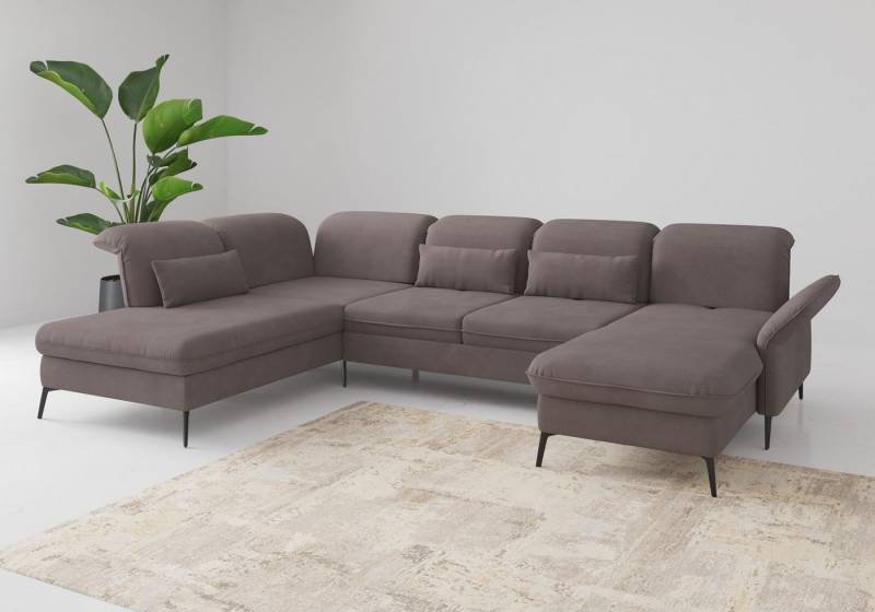 sit&more Wohnlandschaft Emely, inkl. Sitztiefenverstellung, wahlweise mit Bettfunktion,Bettkasten,Kopf- & Armteilverstellung sit&more Wohnlandschaft Emely, inkl. Sitztiefenverstellung, wahlweise mit Bettfunktion,Bettkasten,Kopf- & Armteilverstellung von sit&more