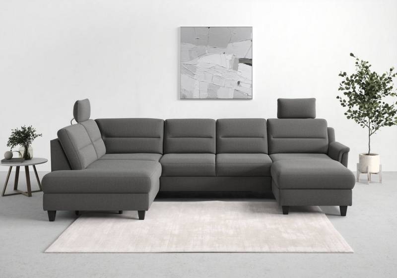 sit&more Wohnlandschaft Farö U-Form, inklusive Federkern, wahlweise mit Bettfunktion und Bettkasten von sit&more