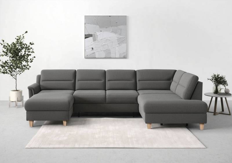 sit&more Wohnlandschaft Farö U-Form, inklusive Federkern, wahlweise mit Bettfunktion und Bettkasten von sit&more