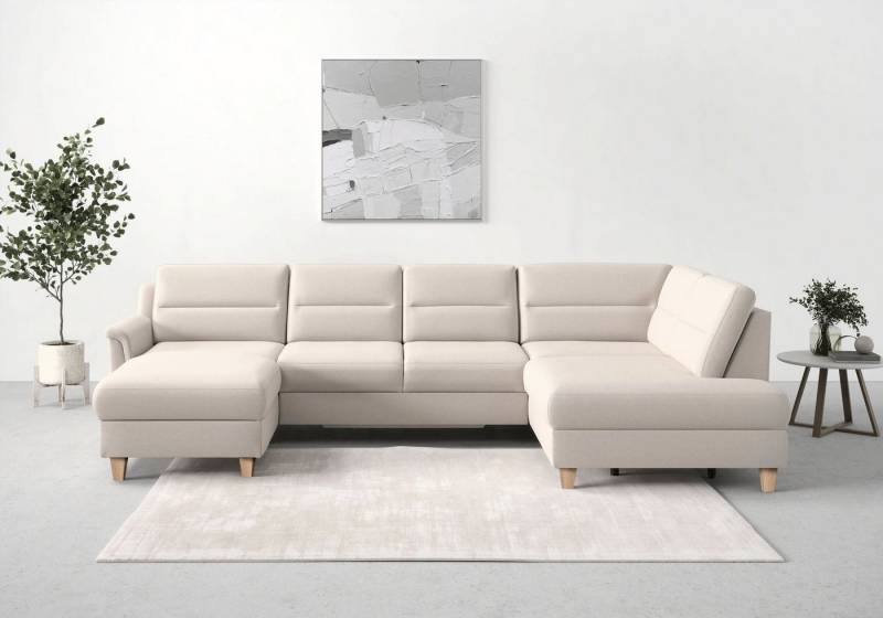 sit&more Wohnlandschaft Farö U-Form, inklusive Federkern, wahlweise mit Bettfunktion und Bettkasten von sit&more