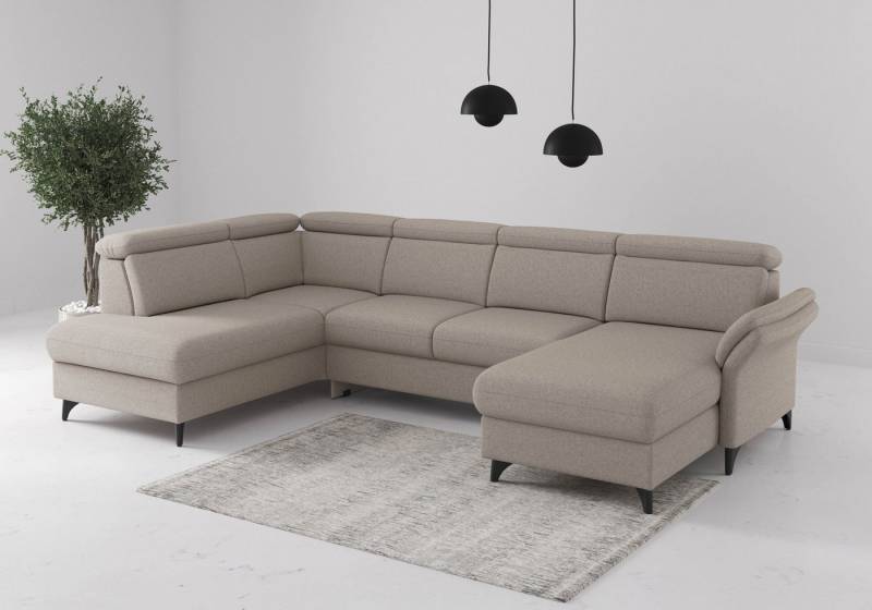 sit&more Wohnlandschaft Glendale, U-Form, inkl. Kopfteilverstellung,wahlweise mit Vorziehsitz und Bettkasten sit&more Wohnlandschaft Glendale, U-Form, inkl. Kopfteilverstellung,wahlweise mit Vorziehsitz und Bettkasten von sit&more