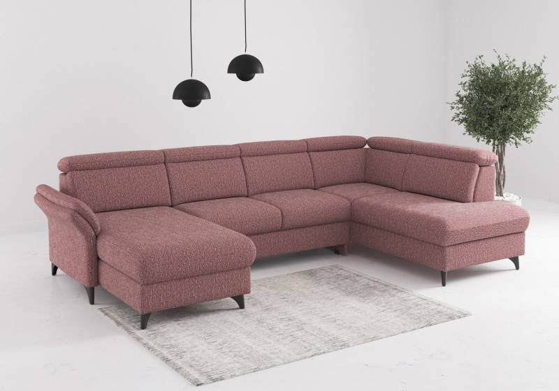 sit&more Wohnlandschaft Glendale, U-Form, inkl. Kopfteilverstellung,wahlweise mit Vorziehsitz und Bettkasten sit&more Wohnlandschaft Glendale, U-Form, inkl. Kopfteilverstellung,wahlweise mit Vorziehsitz und Bettkasten von sit&more