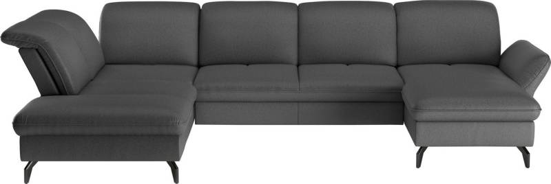 sit&more Wohnlandschaft Leandro U-Form, Wahlweise mit Bett-, Kopfteil - und Armlehnfunktion, sowie Bettkasten sit&more Wohnlandschaft Leandro U-Form, Wahlweise mit Bett-, Kopfteil - und Armlehnfunktion, sowie Bettkasten von sit&more