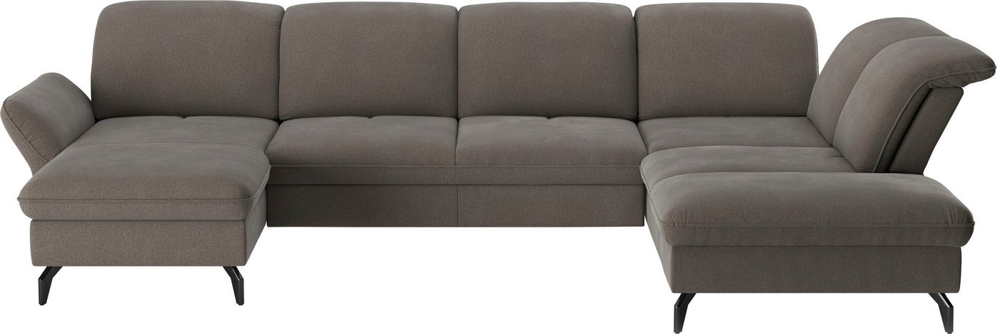 sit&more Wohnlandschaft Leandro U-Form, Wahlweise mit Bett-, Kopfteil - und Armlehnfunktion, sowie Bettkasten sit&more Wohnlandschaft Leandro U-Form, Wahlweise mit Bett-, Kopfteil - und Armlehnfunktion, sowie Bettkasten von sit&more