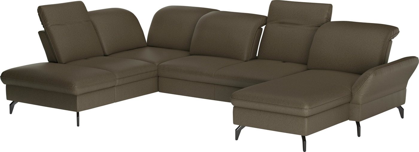 sit&more Wohnlandschaft Leandro U-Form, Wahlweise mit Bett-, Kopfteil - und Armlehnfunktion, sowie Bettkasten sit&more Wohnlandschaft Leandro U-Form, Wahlweise mit Bett-, Kopfteil - und Armlehnfunktion, sowie Bettkasten von sit&more