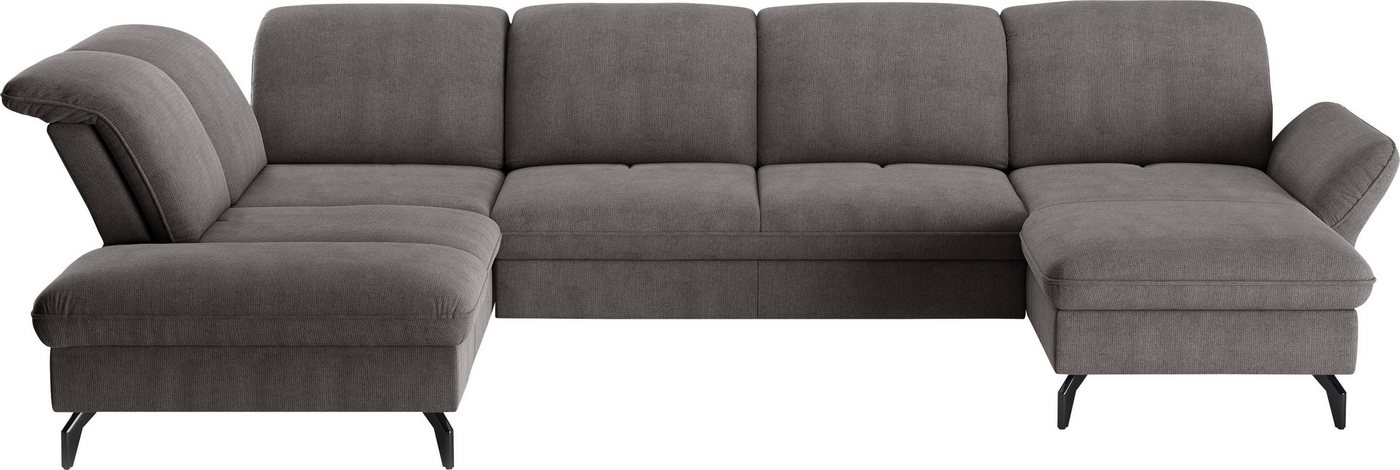 sit&more Wohnlandschaft Leandro U-Form, Wahlweise mit Bett-, Kopfteil - und Armlehnfunktion, sowie Bettkasten sit&more Wohnlandschaft Leandro U-Form, Wahlweise mit Bett-, Kopfteil - und Armlehnfunktion, sowie Bettkasten von sit&more