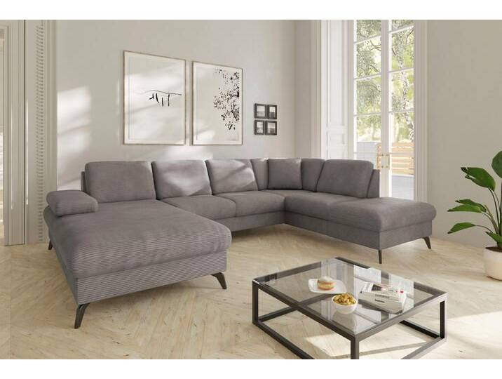 sit&more Wohnlandschaft Morris Jubi U-Form, B: 300 cm, mit Armteilfunktion & 1 Zierkissen, braun, mit Armteilverstellung-mit Bettfunktion, taupe sit&more Wohnlandschaft Morris Jubi U-Form, B: 300 cm, mit Armteilfunktion & 1 Zierkissen, braun, mit Armteilverstellung-mit Bettfunktion, taupe von sit&more