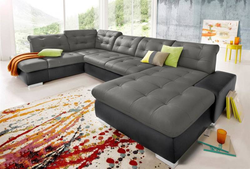 sit&more Wohnlandschaft Palomino U-Form, wahlweise in XL oder XXL von sit&more