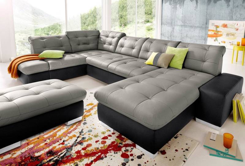 sit&more Wohnlandschaft Palomino U-Form, wahlweise in XL oder XXL sit&more Wohnlandschaft Palomino U-Form, wahlweise in XL oder XXL von sit&more