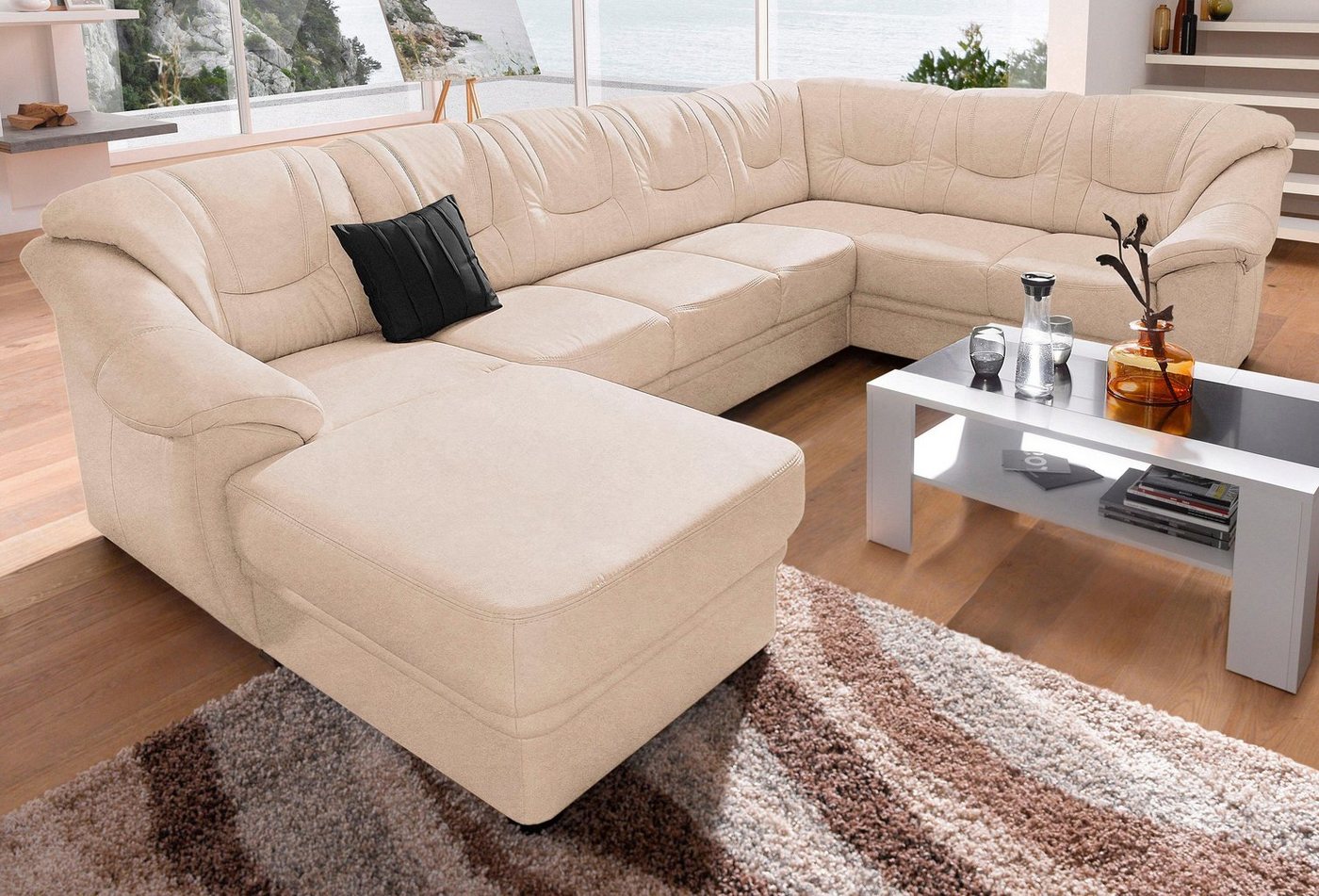 sit&more Wohnlandschaft Savona U-Form, wahlweise mit Bettfunktion, inklusive Federkern, frei im Raum stellbar sit&more Wohnlandschaft Savona U-Form, wahlweise mit Bettfunktion, inklusive Federkern, frei im Raum stellbar von sit&more