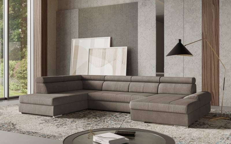 sit&more Wohnlandschaft U-Form, mit verstellbaren Kopfteilen, wahlweise mit Bettfunktion von sit&more