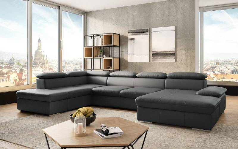 sit&more Wohnlandschaft Valantine U-Form, B: 349 cm, mit Arm- & Kopfteilverstellung, optional mit Bettfunktion sit&more Wohnlandschaft Valantine U-Form, B: 349 cm, mit Arm- & Kopfteilverstellung, optional mit Bettfunktion von sit&more