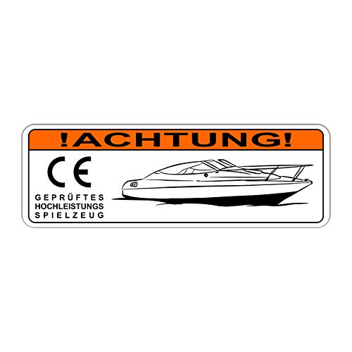 Auto Aufkleber SPORTBOOT CE geprüftes Hochleistungsspielzeug lustig Siviwonder Boot Bootsaufkleber selbstklebend Auto Aufkleber SPORTBOOT CE geprüftes Hochleistungsspielzeug lustig Siviwonder Boot Bootsaufkleber selbstklebend von siviwonder