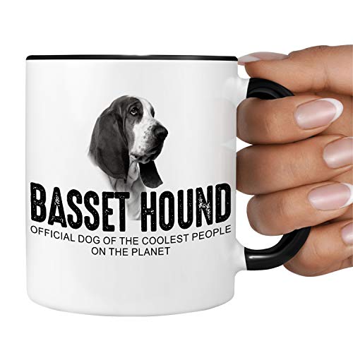 Basset Hound Official Dog cool Tasse Kaffee Hund lustig Kaffeebecher happy Design Becher von siviwonder