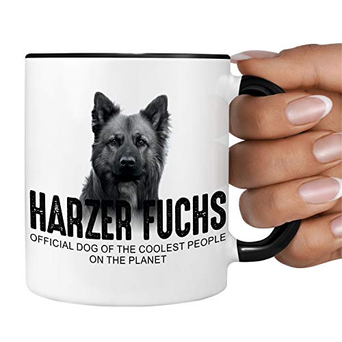 Harzer Fuchs Hund Official Dog cool Tasse Kaffee lustig Kaffeebecher happy Design von siviwonder