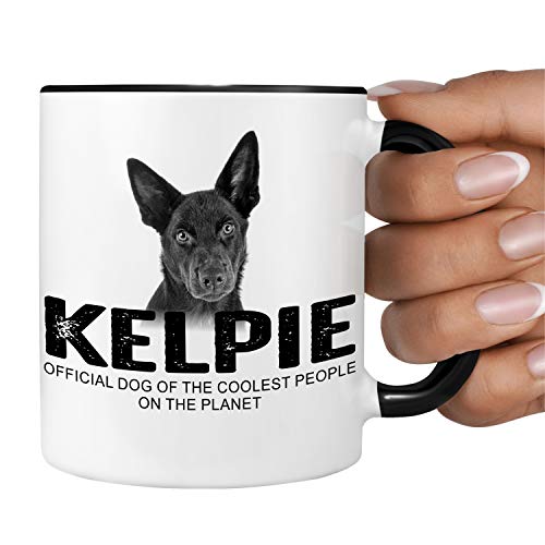 Kelpie Australian Barb Hund Official Dog cool Tasse Kaffee lustig Kaffeebecher happy Design von siviwonder