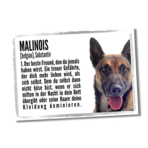 Malinois Duden Hund Dog Schild Spruch Türschild Hundeschild Warnschild Fun von siviwonder