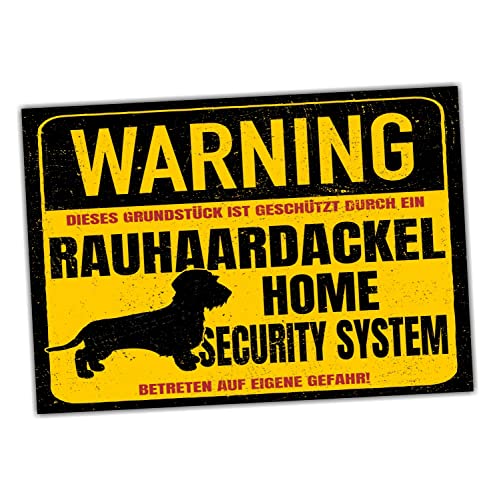 Siviwonder Klingelschild Dackel Rauhaardackel Schild 20×14 cm Alu-Verbund 3 mm wetterfest ohne Bohrung - lustiges Warnschild Hund für Tür Zaun Garten Hauswand - Betreten auf eigene Gefahr Hinweis Siviwonder Klingelschild Dackel Rauhaardackel Schild 20×14 cm Alu-Verbund 3 mm wetterfest ohne Bohrung - lustiges Warnschild Hund für Tür Zaun Garten Hauswand - Betreten auf eigene Gefahr Hinweis von siviwonder