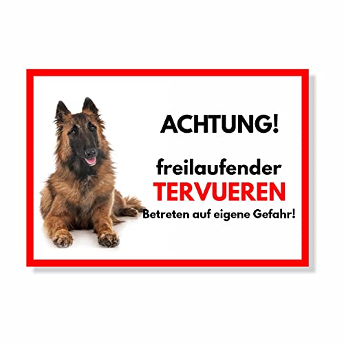 Tervueren Freilaufender Hund Dog Schild Spruch Türschild Hundeschild Warnschild Geschenkidee Sicherheitsschild Hund Privatgrundstück Hundewarnung Warnung vor dem Hund Tervueren Freilaufender Hund Dog Schild Spruch Türschild Hundeschild Warnschild Geschenkidee Sicherheitsschild Hund Privatgrundstück Hundewarnung Warnung vor dem Hund von siviwonder